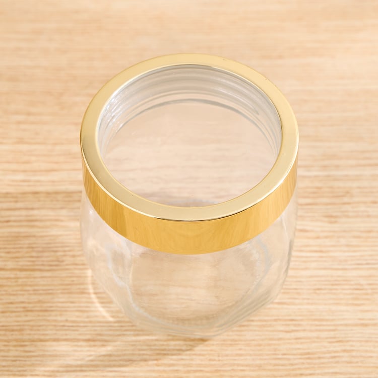 Corsica Pride Set of 4 Glass Storage Jars - 400ml