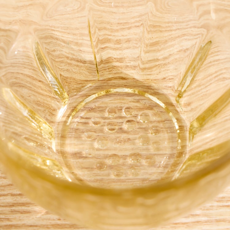 Corsica Pride Set of 6 Glass Dessert Bowls with Spoons - 210ml