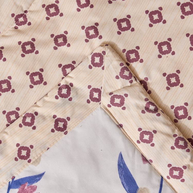 Athena Bryony 6Pcs Floral Print Double Bed-In-A-Bag Set