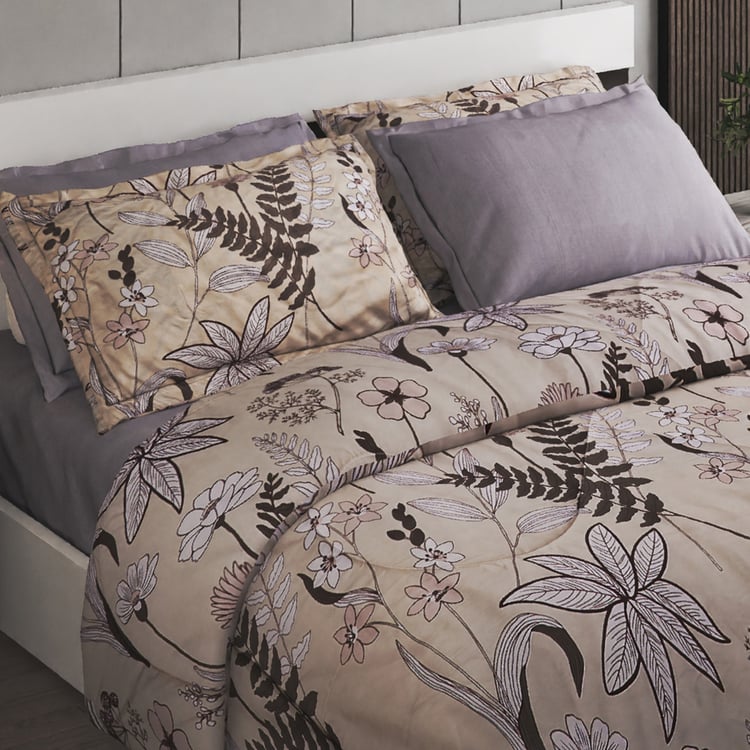 Athena Jared 6Pcs Floral Print Double Bed-In-A-Bag Set
