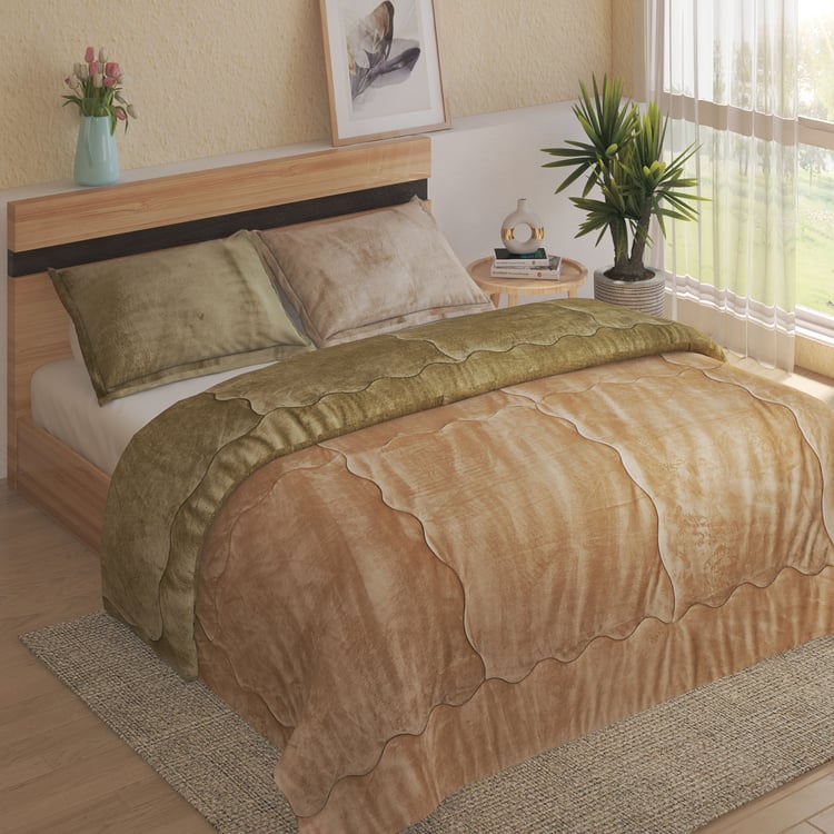 Sundew Rowan 3Pcs Reversible Double Quilt Set