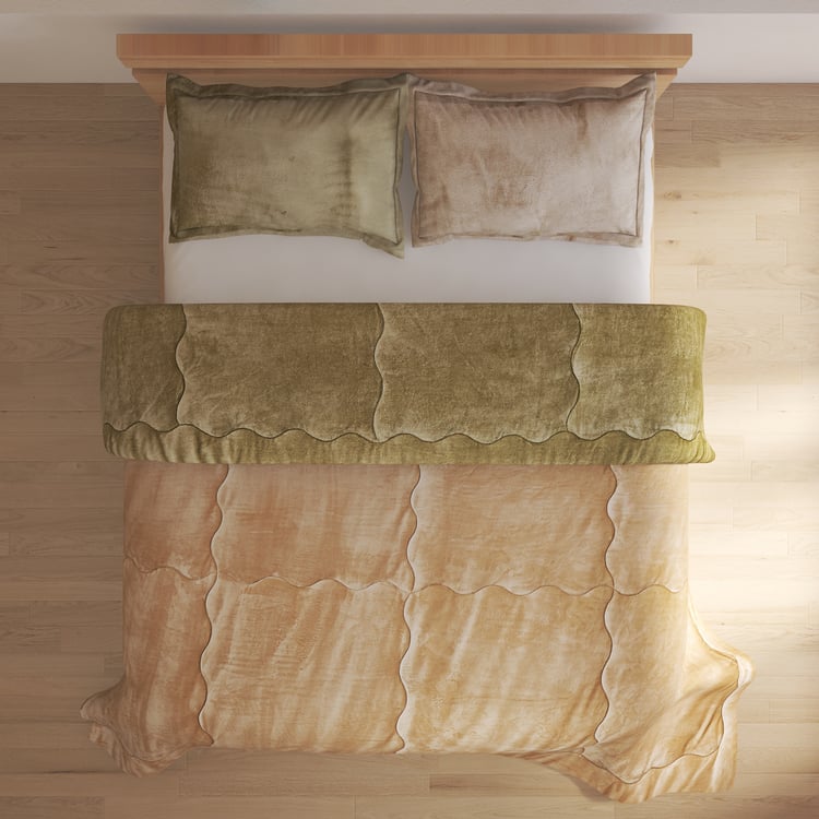 Sundew Rowan 3Pcs Reversible Double Quilt Set