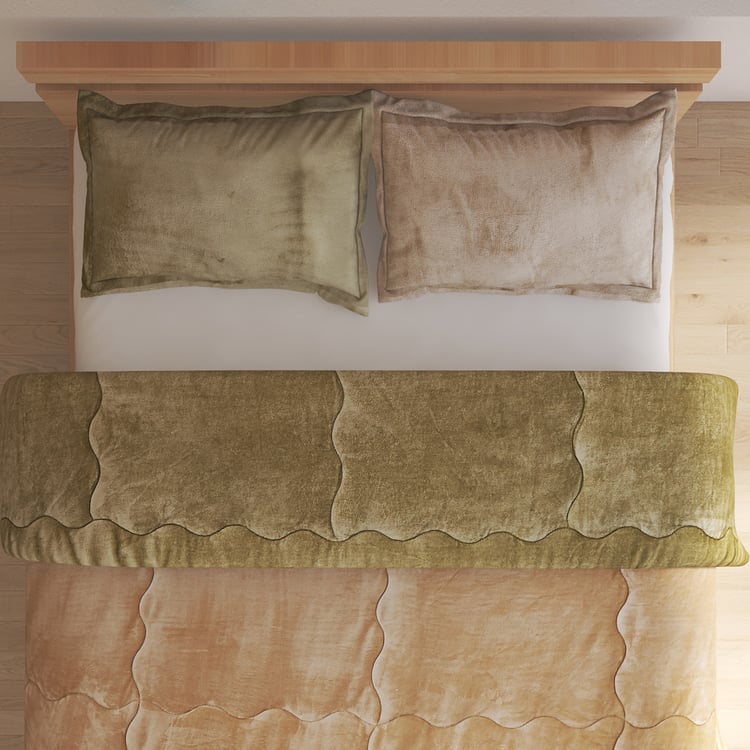 Sundew Rowan 3Pcs Reversible Double Quilt Set