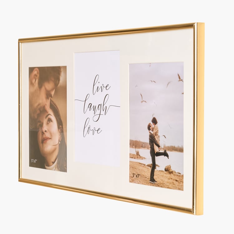 Sepia Allure Collage 3-Photo Frame - 45.5x24.5cm