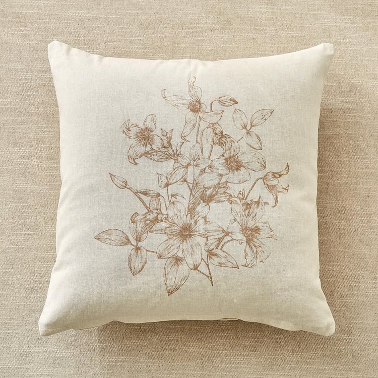 Pacific Halo Set of 2 Floral Print Cushion Covers - 40x40cm