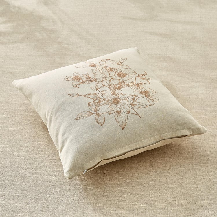 Pacific Halo Set of 2 Floral Print Cushion Covers - 40x40cm