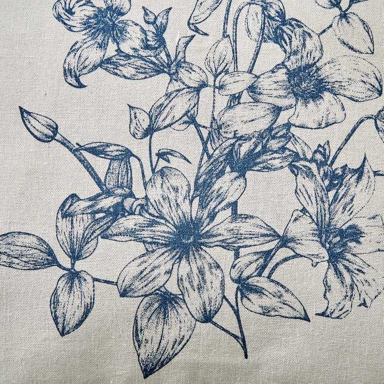 Pacific Halo Daisy Set of 2 Floral Print Cushion Covers - 40x40cm