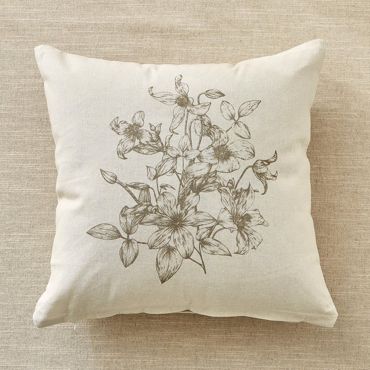 Pacific Halo Daisy Set of 2 Floral Print Cushion Covers - 40x40cm