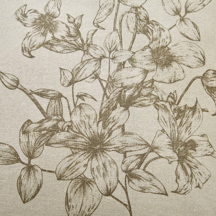 Pacific Halo Daisy Set of 2 Floral Print Cushion Covers - 40x40cm