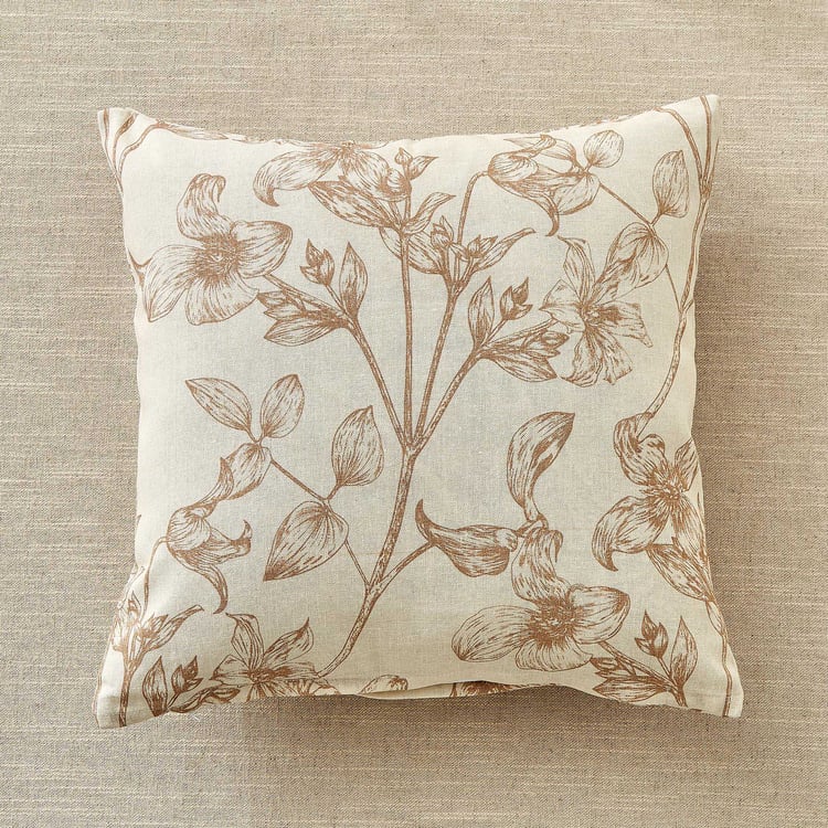 Pacific Halo Jardin Set of 2 Floral Print Cushion Covers - 40x40cm
