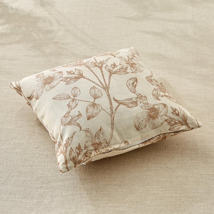 Pacific Halo Jardin Set of 2 Floral Print Cushion Covers - 40x40cm