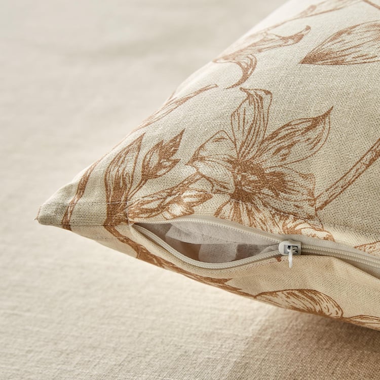 Pacific Halo Jardin Set of 2 Floral Print Cushion Covers - 40x40cm