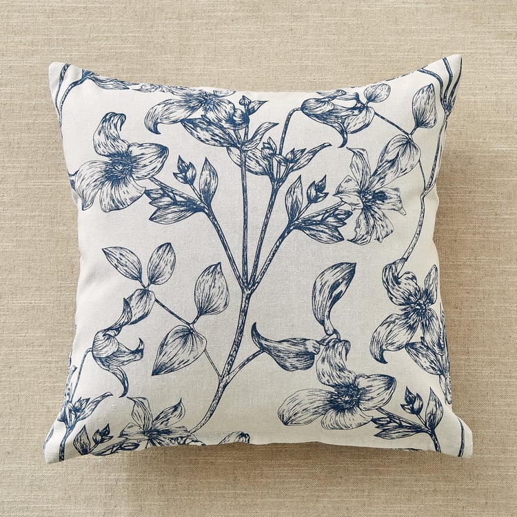 Pacific Halo Jardin Set of 2 Floral Print Cushion Covers - 40x40cm