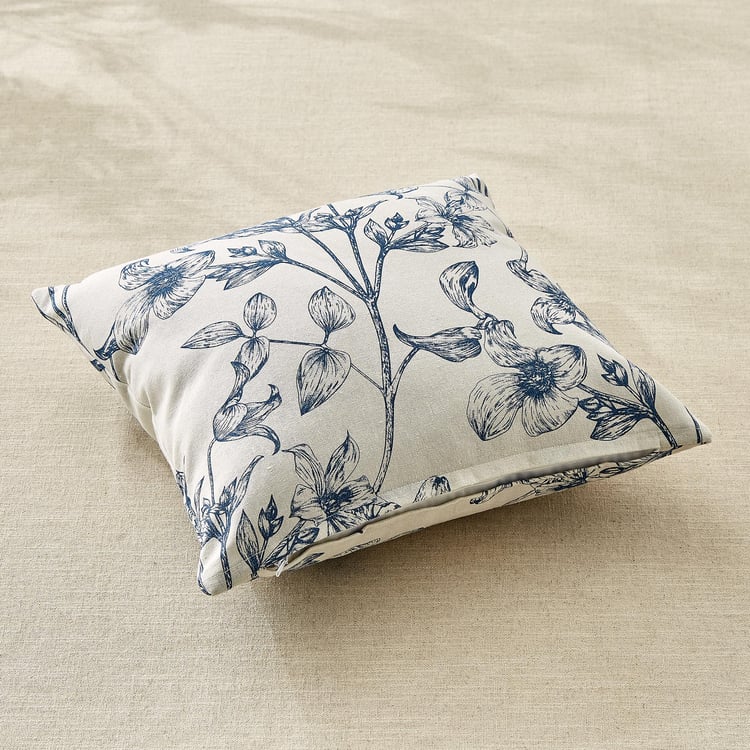 Pacific Halo Jardin Set of 2 Floral Print Cushion Covers - 40x40cm