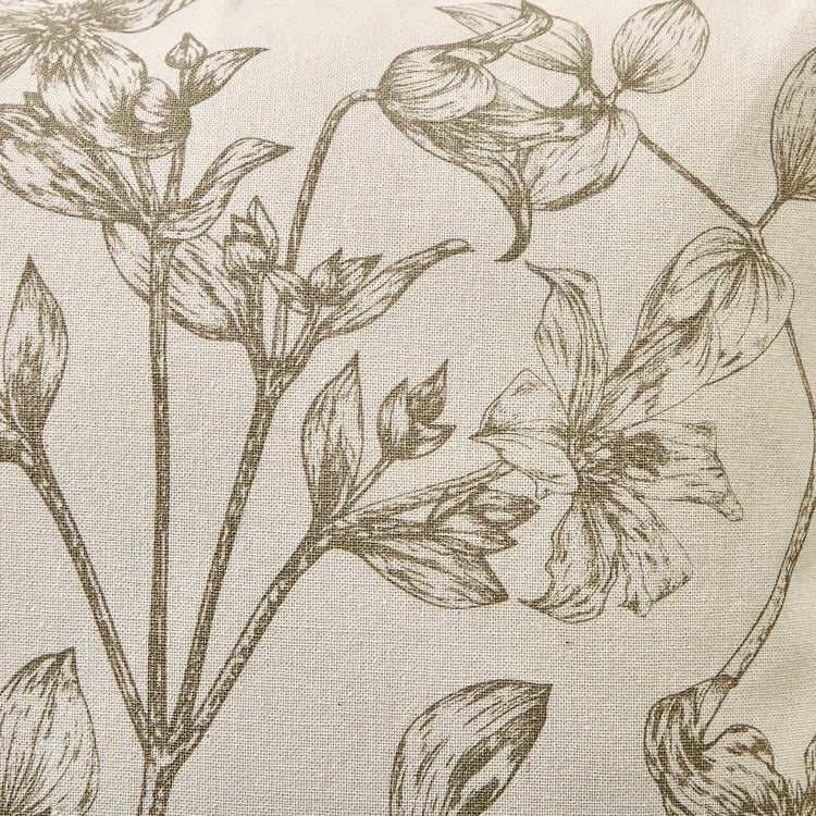 Pacific Halo Set of 2 Floral Print Cushion Covers - 40x40cm