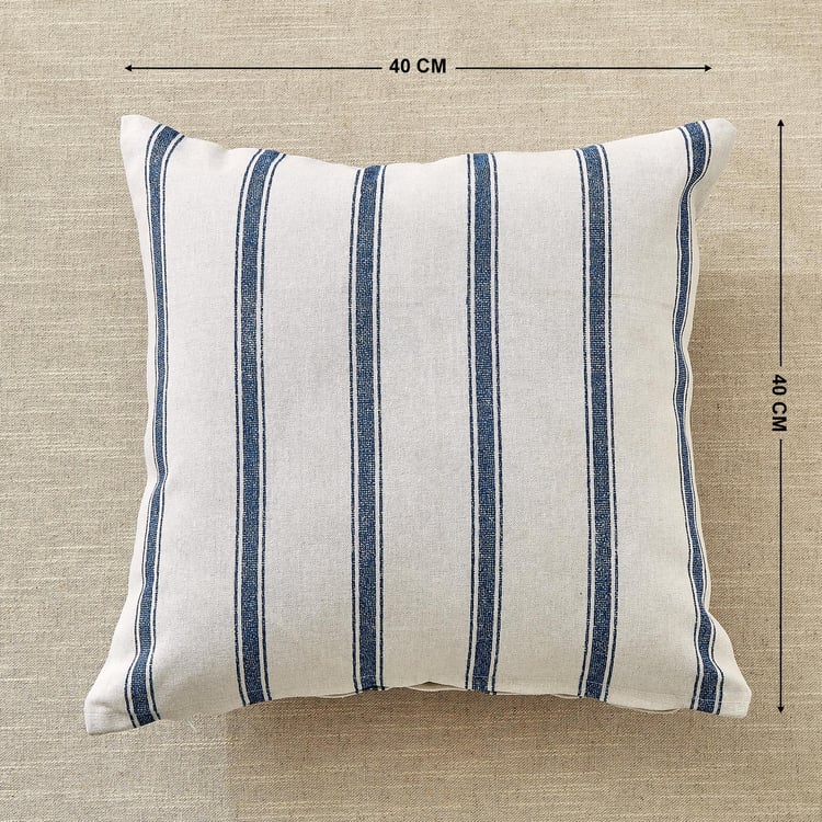 Pacific Halo Wander Set of 2 Striped Cushion Covers - 40x40cm