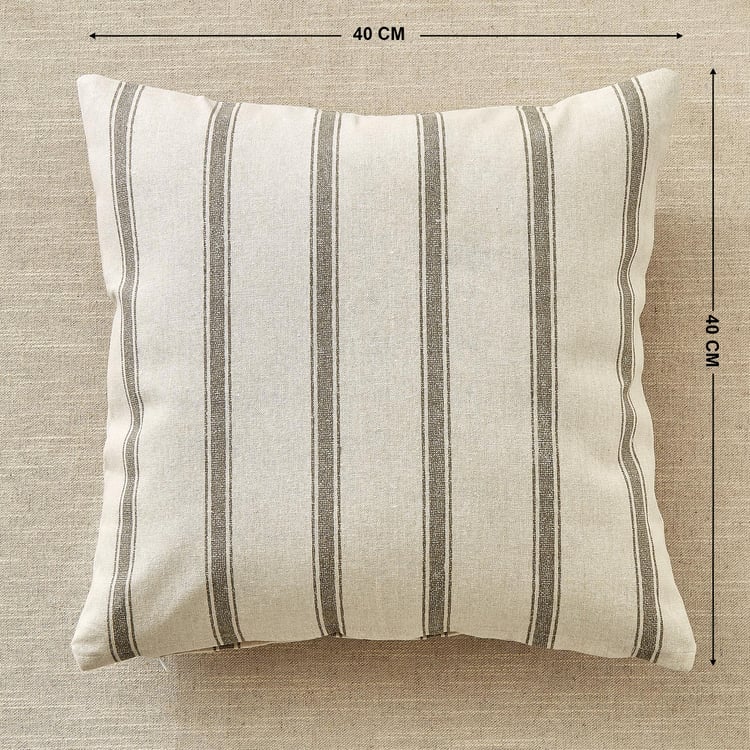 Pacific Halo Wander Set of 2 Striped Cushion Covers - 40x40cm
