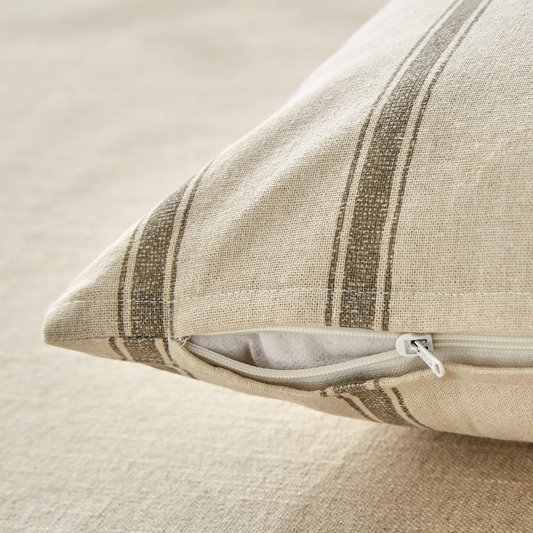 Pacific Halo Wander Set of 2 Striped Cushion Covers - 40x40cm