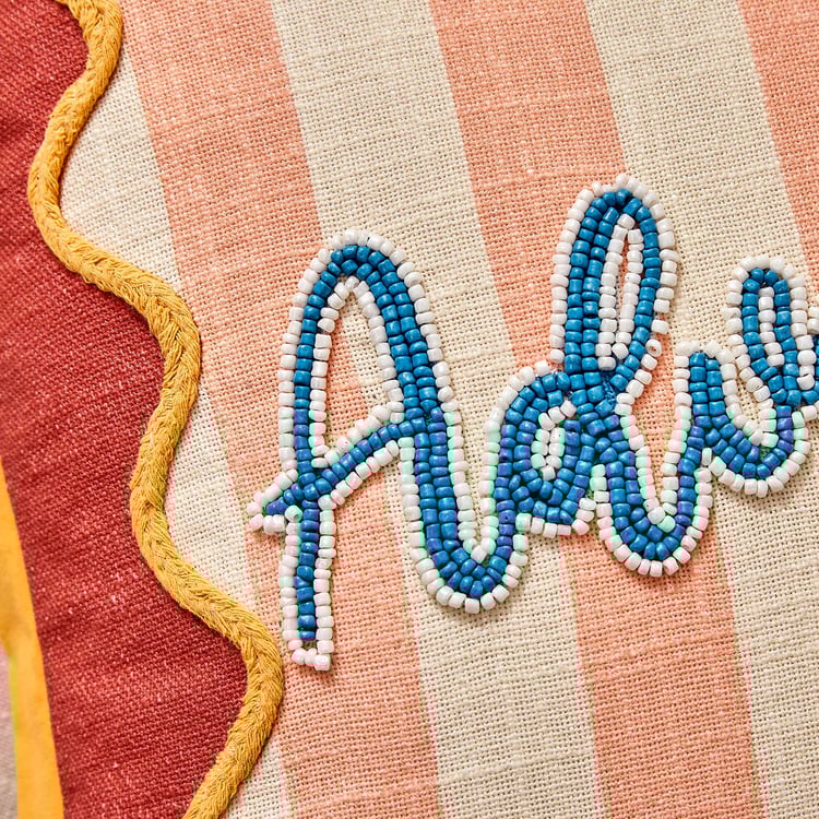 Glance Adventure Embellished Filled Cushion - 40x40cm