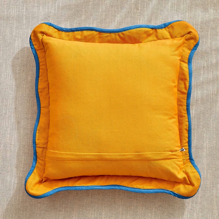 Glance Blooming Embellished Filled Cushion - 40x40cm