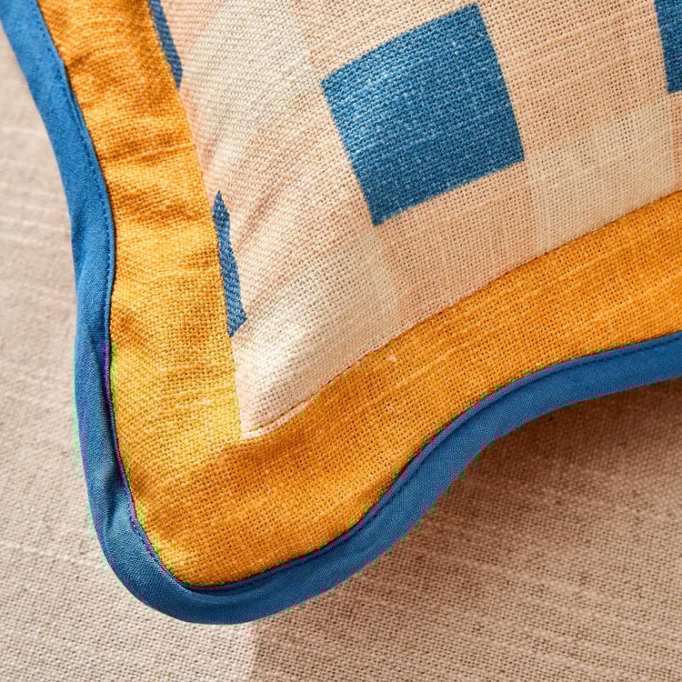 Glance Blooming Embellished Filled Cushion - 40x40cm