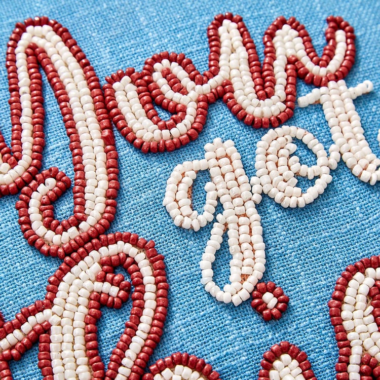 Glance You Got This Beaded Filled Cushion - 40x40cm