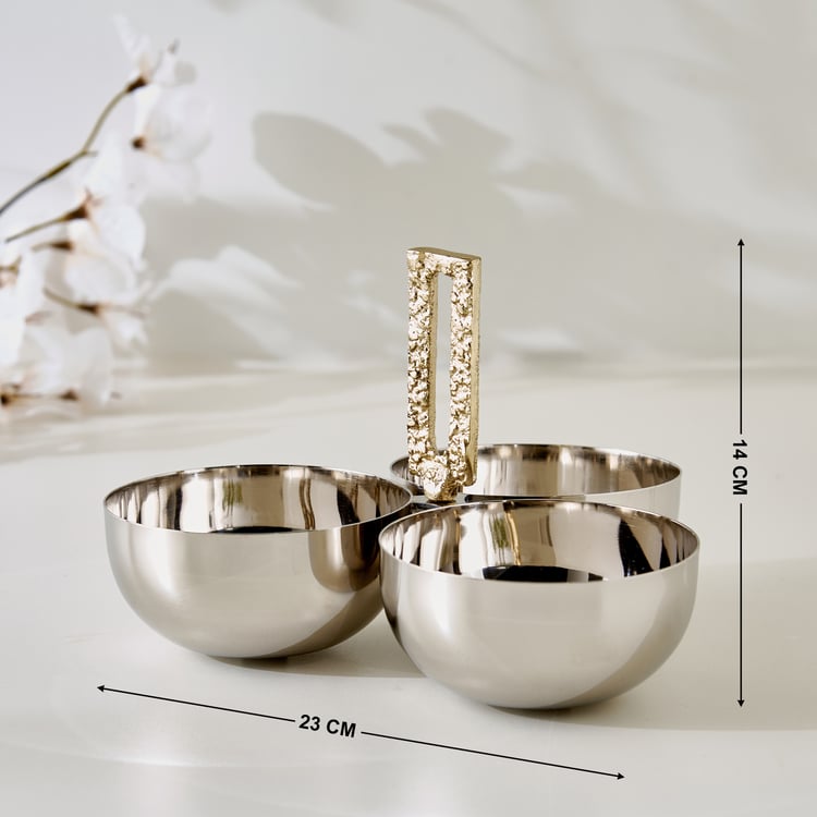 Bijou Windmill Steel Decorative Bowl