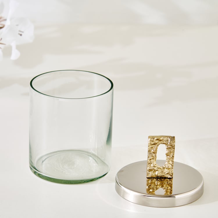 Bijou Windmill Glass Decorative Canister