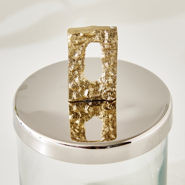 Bijou Windmill Glass Decorative Canister