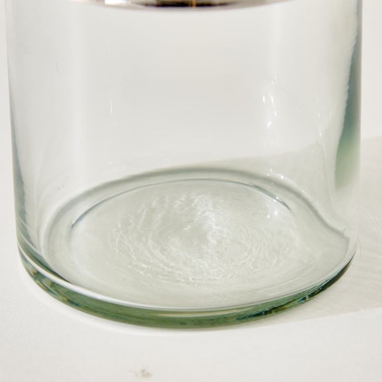 Bijou Windmill Glass Decorative Canister