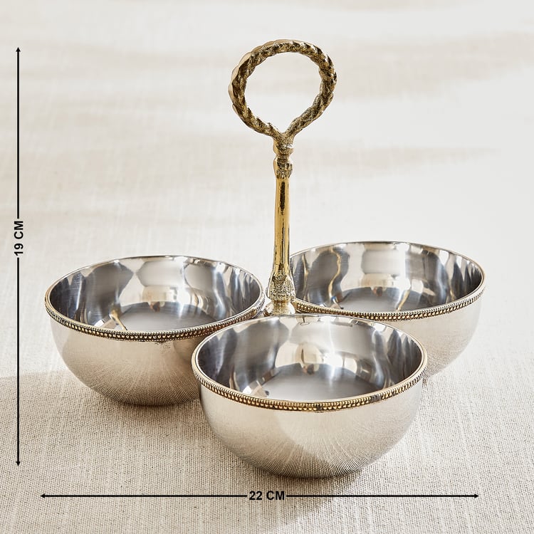 Serveware Bulk Majestic Steel Condiment Bowl with Handle