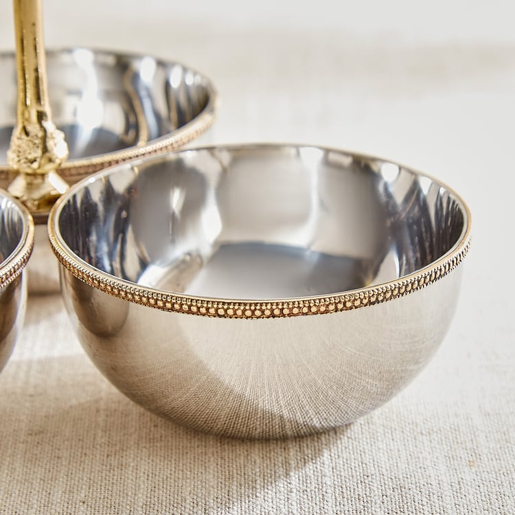 Serveware Bulk Majestic Steel Condiment Bowl with Handle