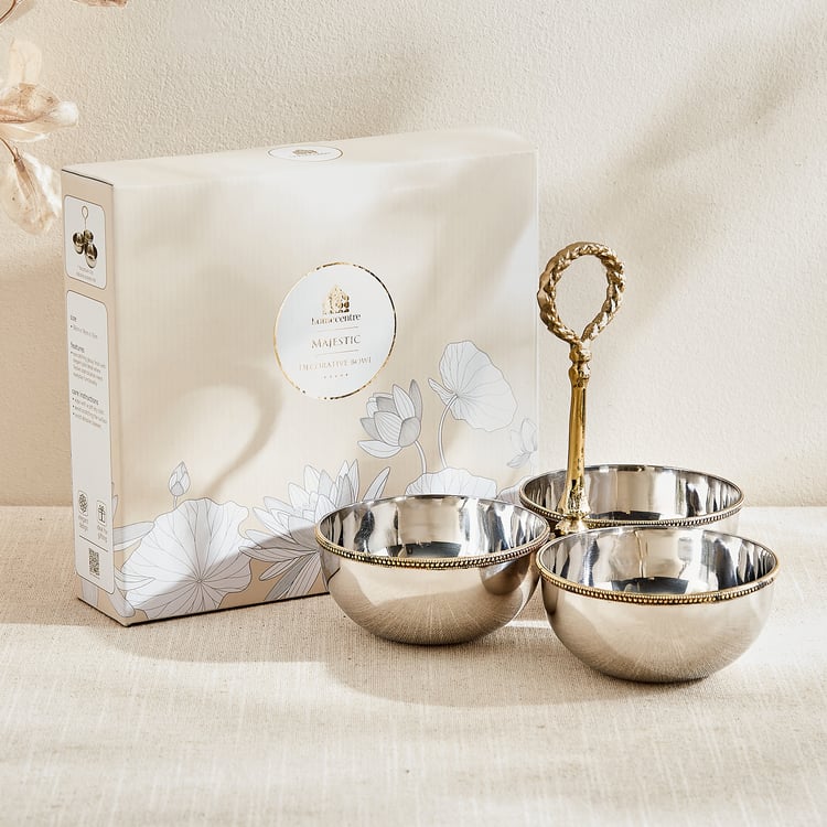 Serveware Bulk Majestic Steel Condiment Bowl with Handle