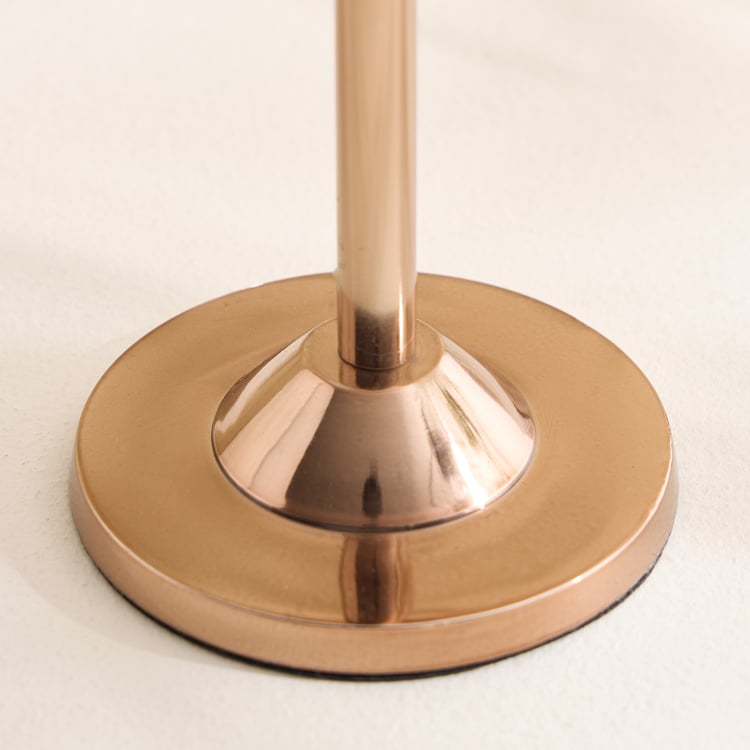 Monalisa Metal and Glass Lamp Shade T-Light Candle Holder - Large