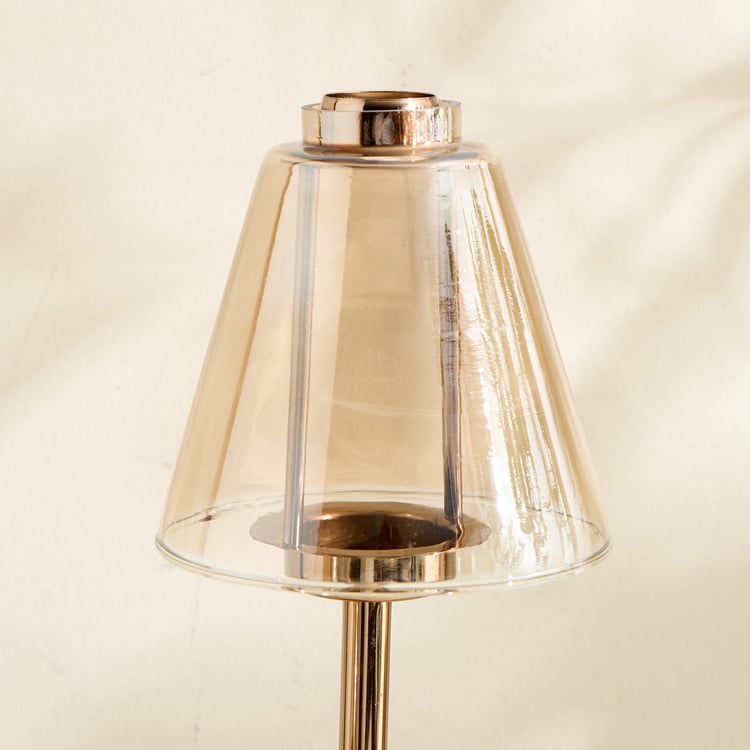 Monalisa Glass and Metal Multi T-Light Holder