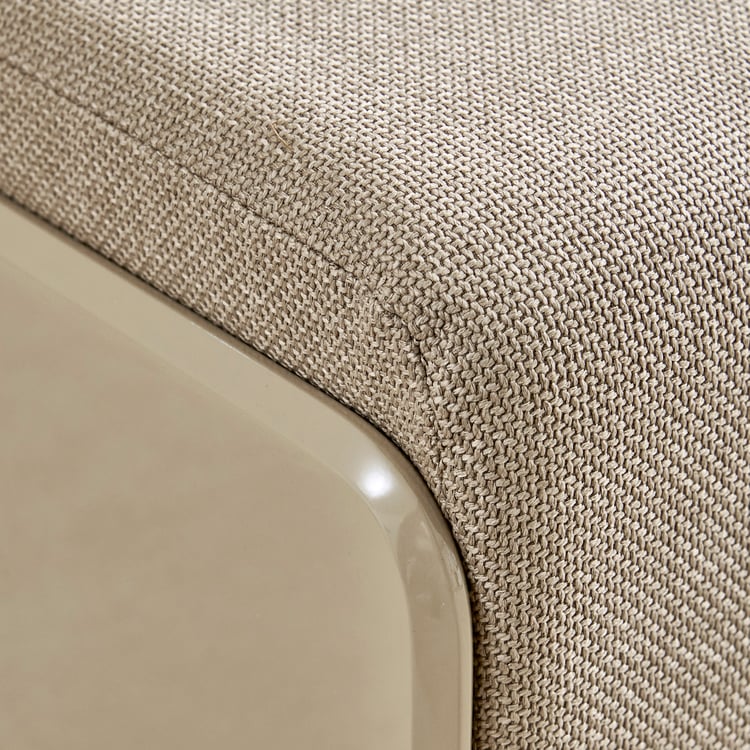 Ivy Fabric Bed Bench - Walnut