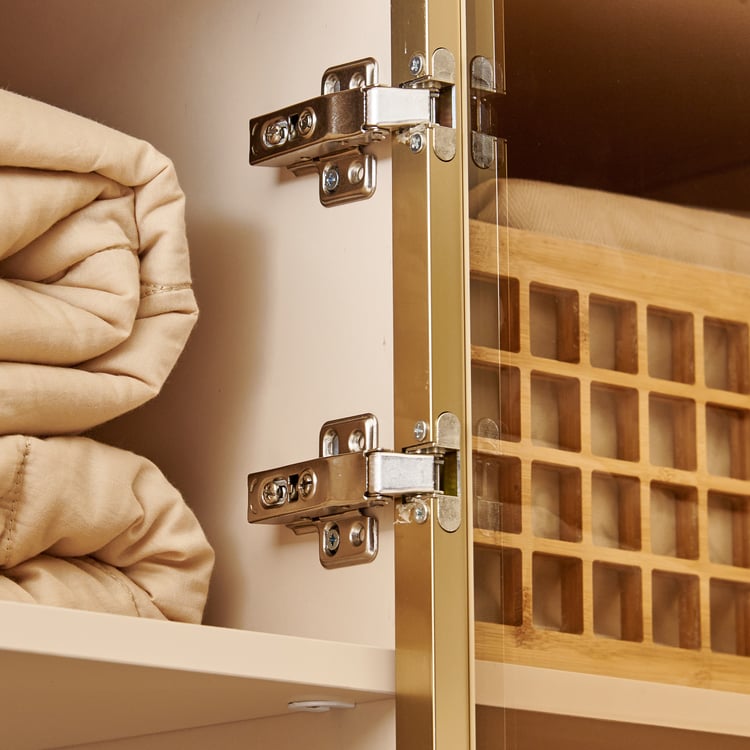 Monalisa 3-Door Wardrobe - Brown