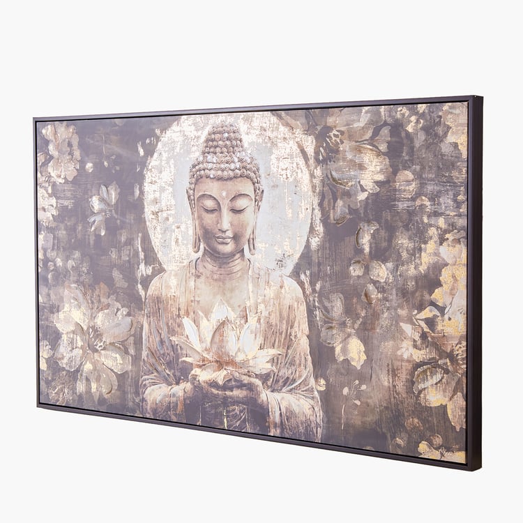 Artistry Cocoa Canvas Buddha Picture Frame - 100x60cm