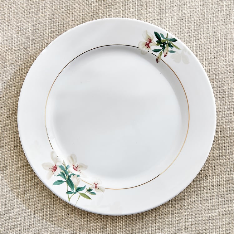 Amara Azalea Maya Bone China Floral Print Dinner Plate - 28cm