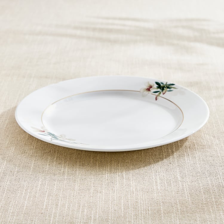 Amara Azalea Maya Bone China Floral Print Dinner Plate - 28cm