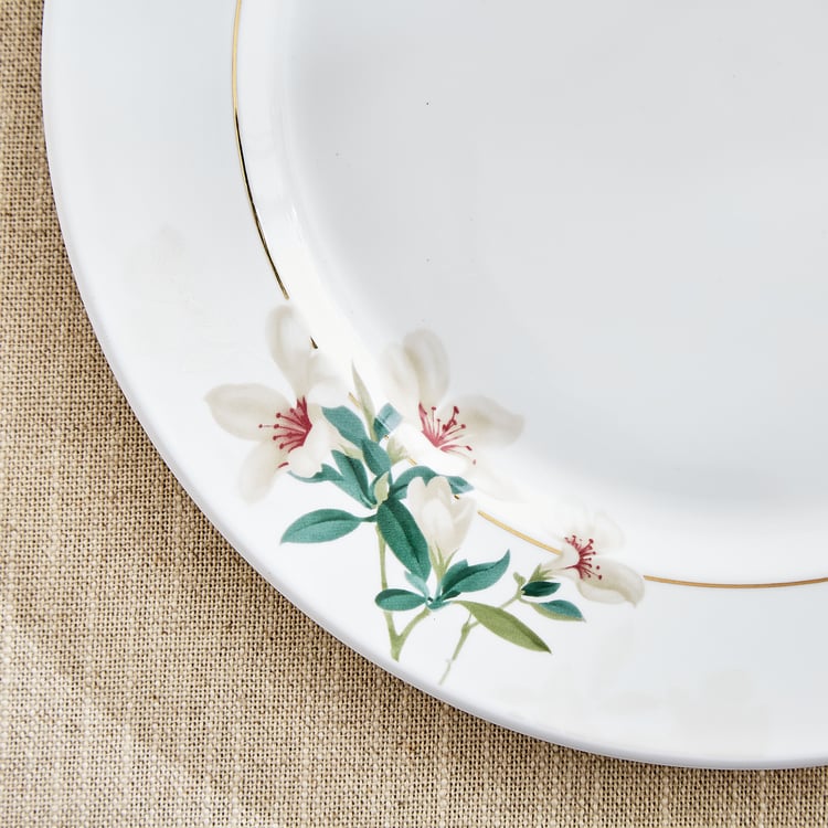 Amara Azalea Maya Bone China Floral Print Dinner Plate - 28cm