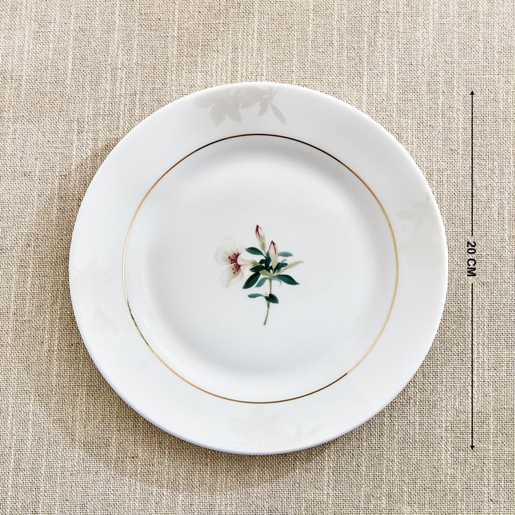Amara Azalea Maya Bone China Floral Print Side Plate - 20cm