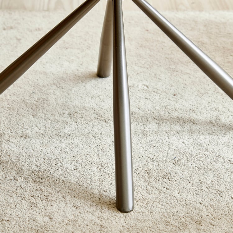 Ivy Set of 2 Fabric Swivel Dining Chairs - Beige