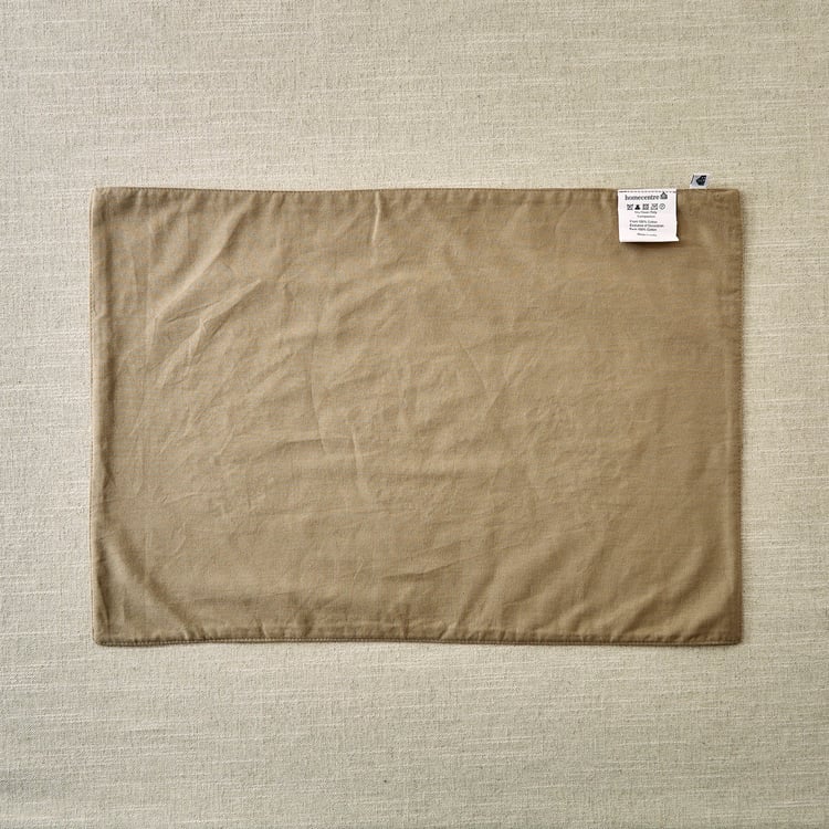 Glimmer Cotton Floral Embroidered Placemat