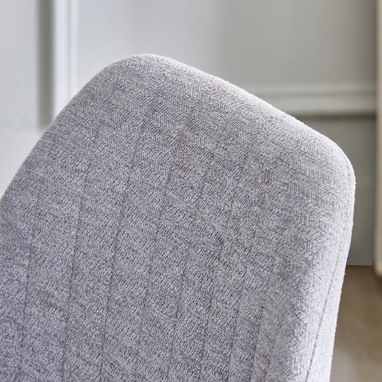 Arcane Set of 4 Fabric Dining Chairs - Grey