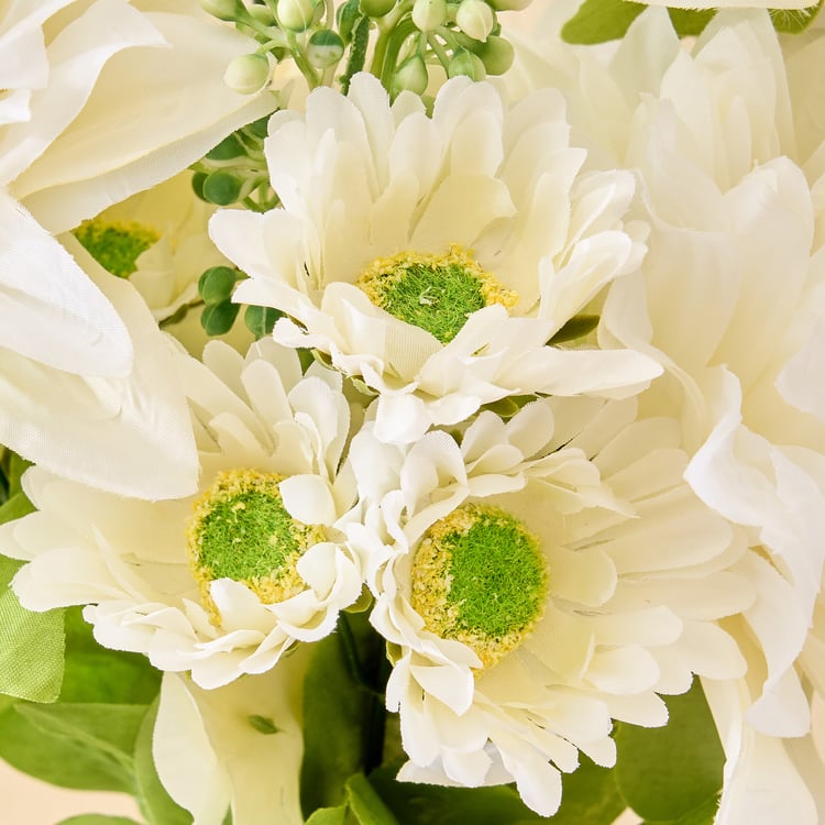 Botanical Bouquet Artificial Dahlia and Daisy Flower Stick - 43cm