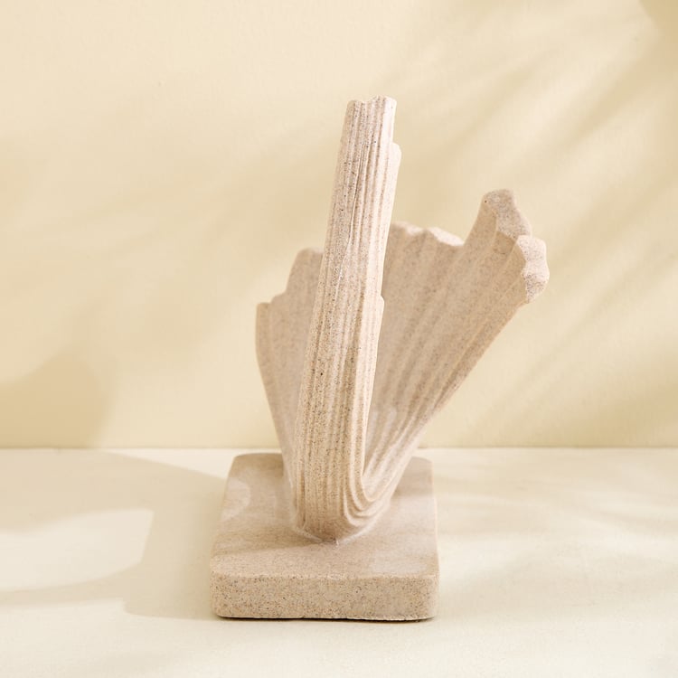 Splendid Barbara Polyresin Wave Table Accent