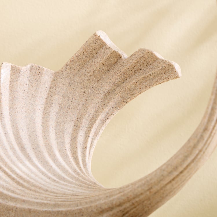 Splendid Barbara Polyresin Wave Table Accent