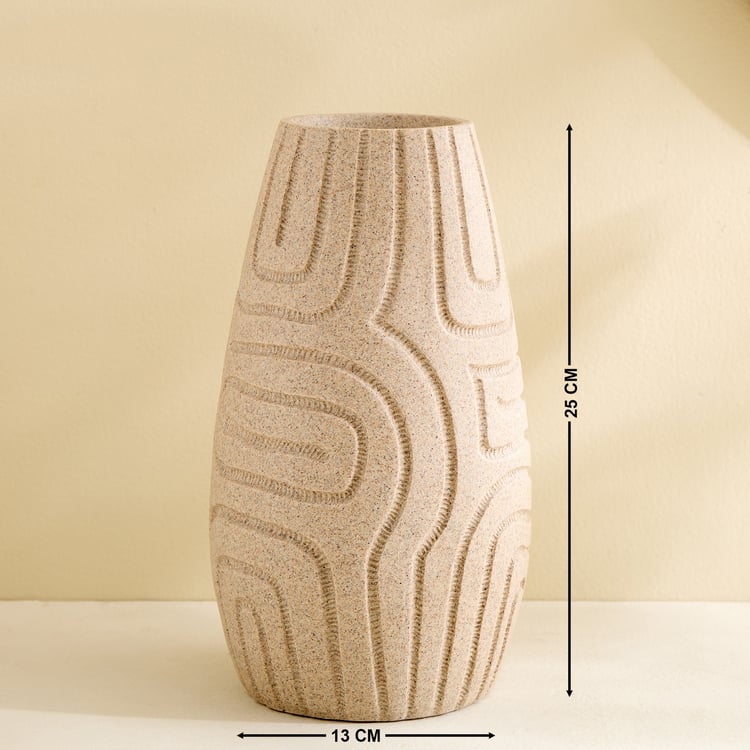 Barbara Polyresin Vase - Small