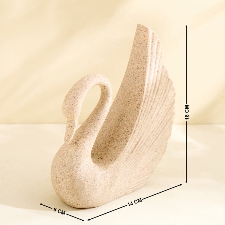 Barbara Polyresin Swan Figurine - Small